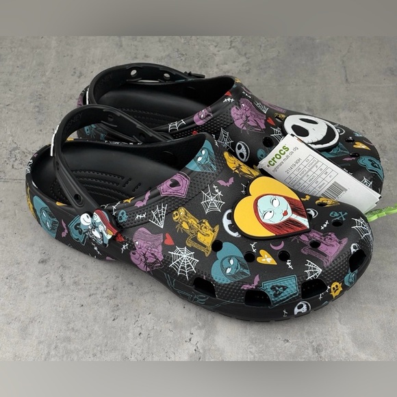 Tim Burton's The Nightmare Before Christmas Jack & Sally Classic Clog Women’s 7 - Picture 2 of 4